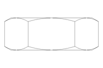 Tuerca hexagonal M2 A2 DIN934