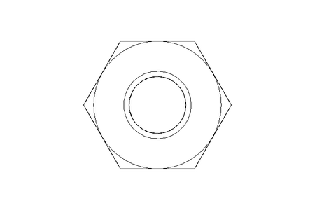 Hexagon nut M3 St-Zn DIN934