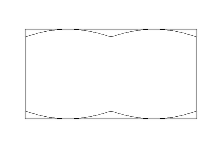 Hexagon nut M8 A2 DIN934