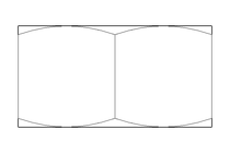 Hexagon nut M8x1 A2 DIN934