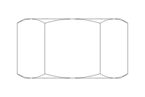 Écrou hexagonal M16 1.4571 DIN934