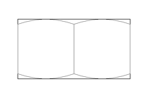 Hexagon nut M20x1.5 A2 DIN934