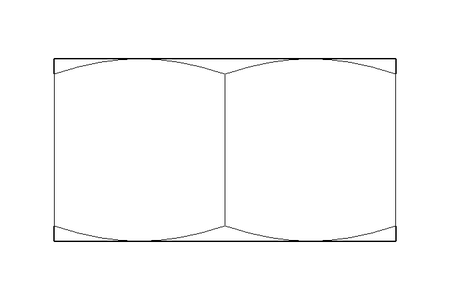 Hexagon nut M20x1.5 A2 DIN934