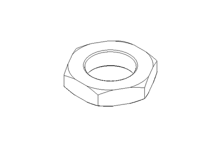 Hexagon nut M20x1,5 AL DIN439