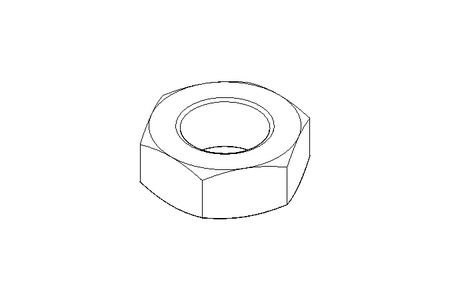 Tuerca hexagonal M12x1,25 St-Zn DIN936