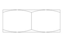 Porca sextavada M12x1,25 St-Zn DIN936