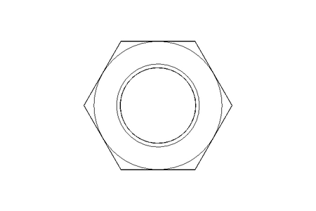 Tuerca hexagonal M12x1,25 St-Zn DIN936