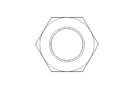 Écrou hexagonal M12x1,25 St-Zn DIN936