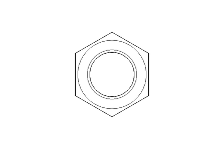 Tuerca hexagonal M18x1,5 St-Zn DIN936