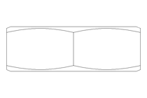 Hexagon nut M18x1.5 St-Zn DIN936