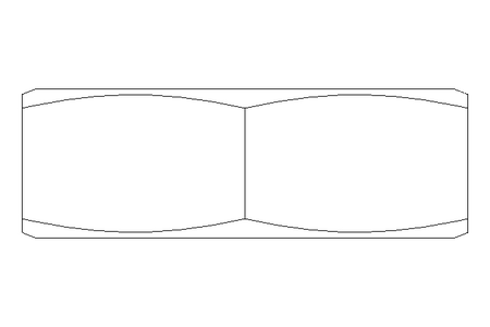 Tuerca hexagonal M18x1,5 St-Zn DIN936