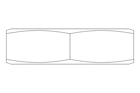 Hexagon nut M24x1,5 St-Zn