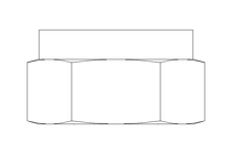 Hexagon nut M8 A2 DIN985