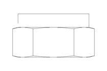 Hexagon nut M8 A2 DIN985