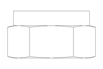 Hexagon nut M8x1 St-Zn DIN985