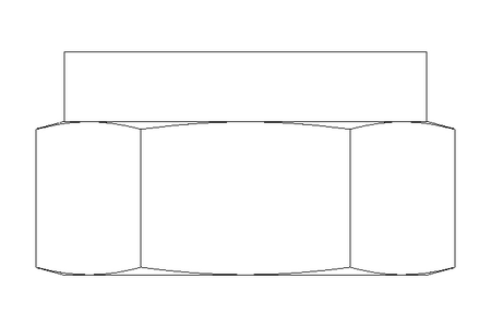 六角螺母 M8x1 St-Zn DIN985