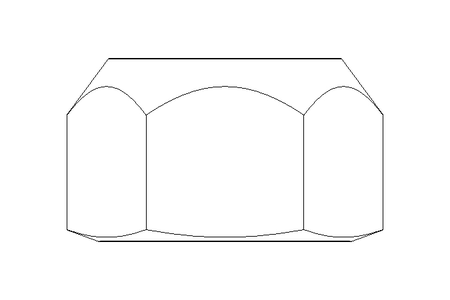 Hexagon nut M12x1.5 St-Zn DIN980