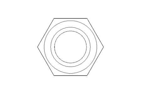 Hexagon nut M12x1.5 St-Zn DIN980