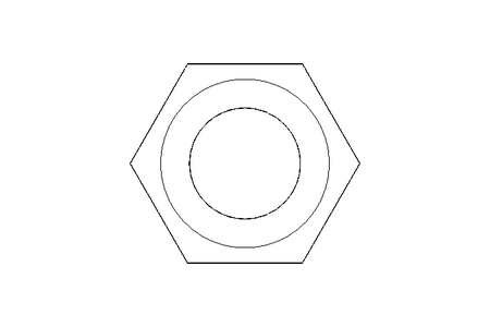 Hexagon nut M12x1.5 St-Zn DIN980