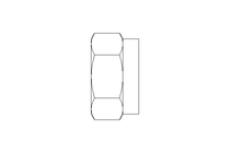 Écrou hexagonal M12 A2 DIN985