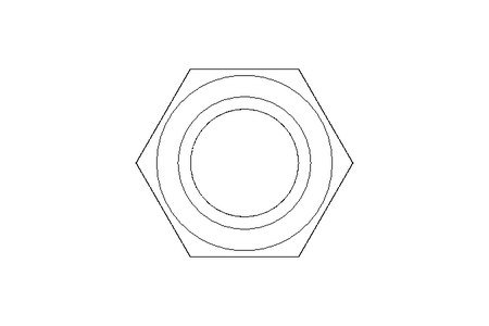 Hexagon nut M16x1,5 St-Zn DIN980