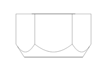 Hexagon nut M20 St-Zn DIN985