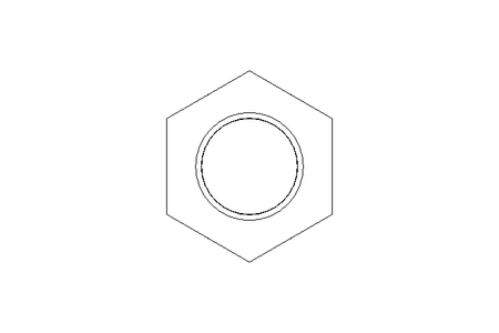 Hexagon nut M20 A2 DIN985