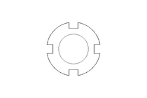 Tuerca ranurada M10x0,75 ST DIN981