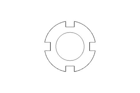 开槽螺母 M10x0,75 ST DIN981