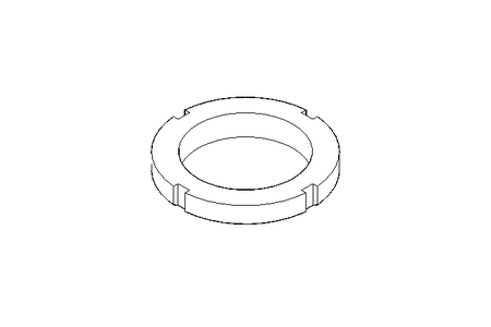 开槽螺母 M50x1,5 ST DIN981