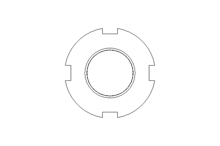 Tuerca ranurada M20x1,5 A2 DIN1804