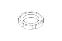 ROUND NUT M 52X1,5ST DIN 1804W