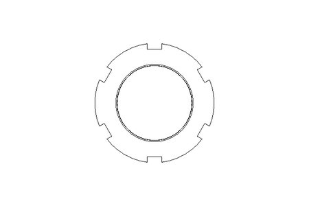 ROUND NUT M 52X1,5ST DIN 1804W