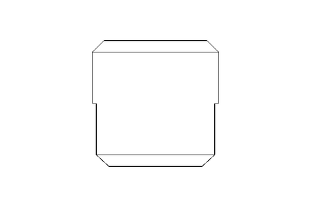 Gewindebuchse M6x10 St-Zn