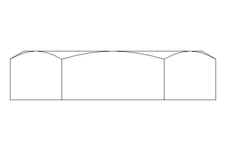 反向螺母 P4 G1/4" GJM-Zn EN10242