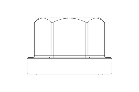 Ecrou hexagonal à embase M8 ST DIN6331