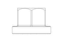 Ecrou hexagonal à embase M8 ST DIN6331