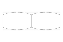 Hexagon nut M8x0,75 St-Zn ISO8675