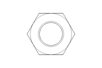 Hexagon nut M8x0.75 St-Zn ISO8675