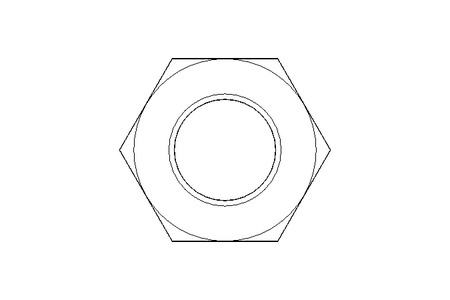 Hexagon nut M8x0,75 St-Zn ISO8675