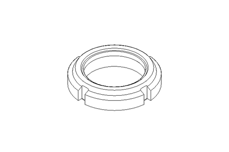 Гайка с пазом M35x1,5 St-Zn