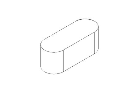 Passfeder DIN6885-1 A 16x6x6 1.0503+CR