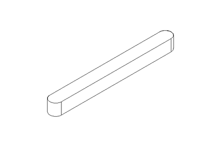 Passfeder DIN6885-1 A 63x6x6 1.4571