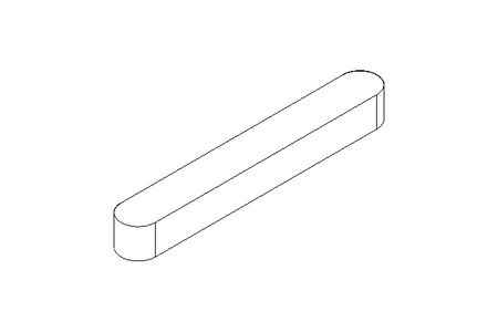 Clavette DIN6885-1 A 60x8x7 1.4571