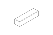 Passfeder DIN6885-1 B 30x8x7 1.4571