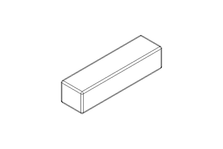 Passfeder DIN6885-1 B 30x8x7 1.4571