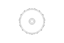 RODILLO  D=80X3/2KR    EL=1140