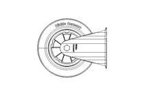 Roulette de manutention 200x50 205kg