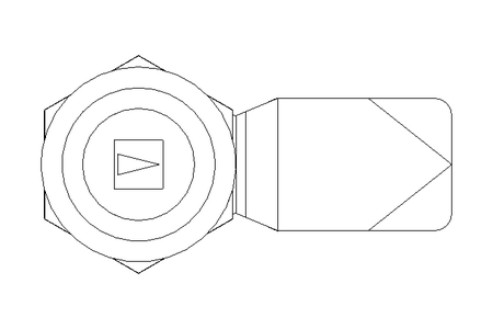 Drehriegel mit Zunge H20