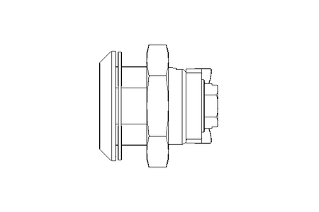 Drehriegel mit Zunge H18